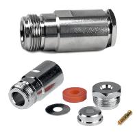 N-212F Разъем ВЧ N-type female на кабель RG58 - интернет-магазин оборудования для радиосвязи Альфа-Ком город 