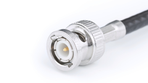 B-111F Разъем ВЧ BNC-male на кабель RG58 - интернет-магазин оборудования для радиосвязи Альфа-Ком город 