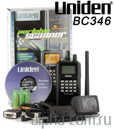 Uniden Bearcat BC346XT Широкополосный сканирующий приемник - интернет-магазин оборудования для радиосвязи Альфа-Ком город 