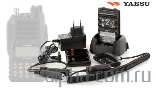 Комплект авиационной радиостанции Yaesu FTA-230 FNB-83, CD-32, CD-59, PA-48C, FBA-25A, CT-96