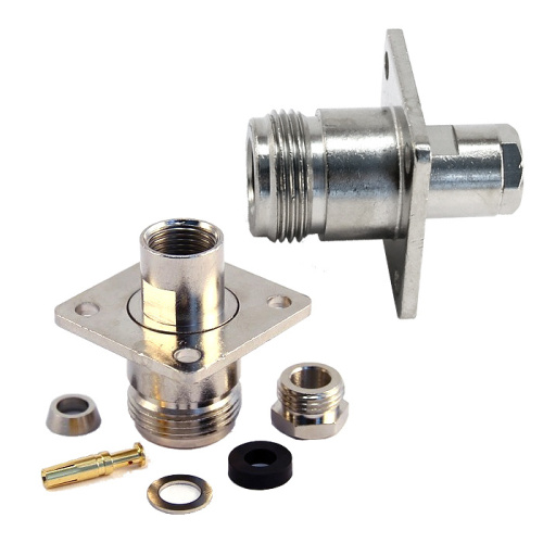 N-242F Разъем ВЧ N-type female - интернет-магазин оборудования для радиосвязи Альфа-Ком город 