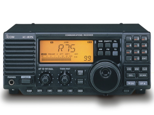 Icom IC-R75 HF Коротковолновый сканирующий приемник