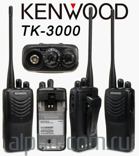 Kenwood TK-3000 M UHF2 Радиостанция портативная - интернет-магазин оборудования для радиосвязи Альфа-Ком город 